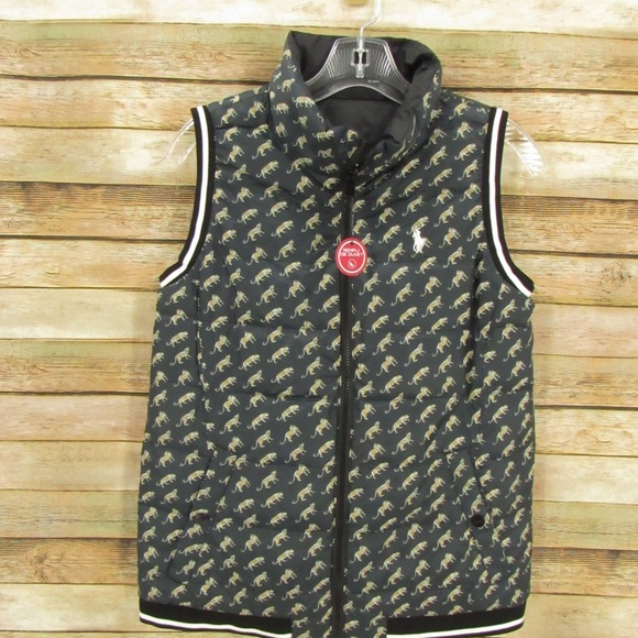 POLO  RLX Printed Reversible Water Repellent/Down Filled Vest NWT S - Picture 2 of 15